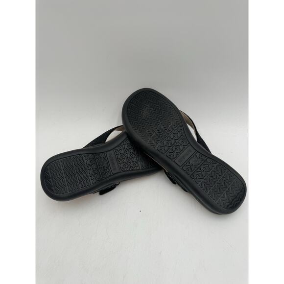 Revere NAPOLI Women's NEW Sandal Black Lizard US Size 7 Medium - Picture 9 of 11